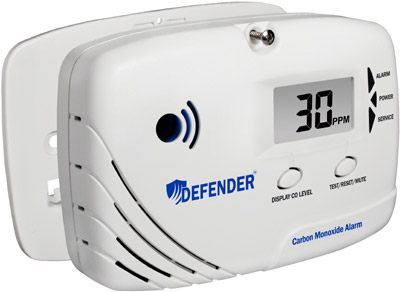 Defender Ca6150 Carbon Monoxide Alarm With Low Co Level Readout